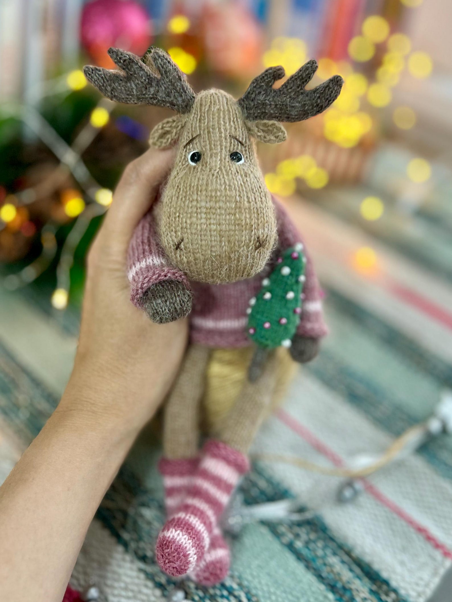 Moose Knitting Pattern