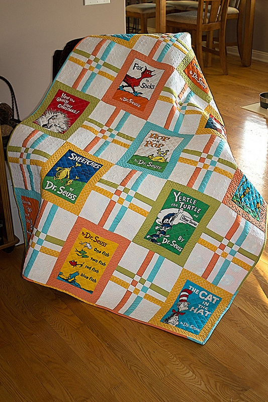 Celebrate Seuss Quilt Blanket Pattern