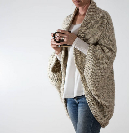 Scoop Shrug Knitting Pattern