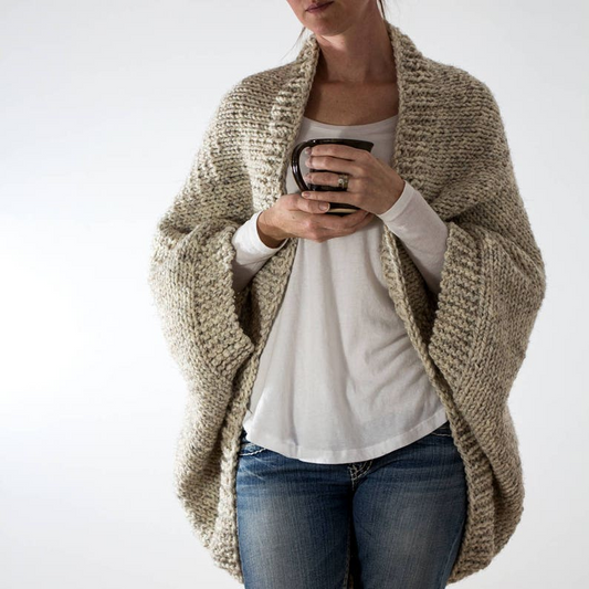 Scoop Shrug Knitting Pattern