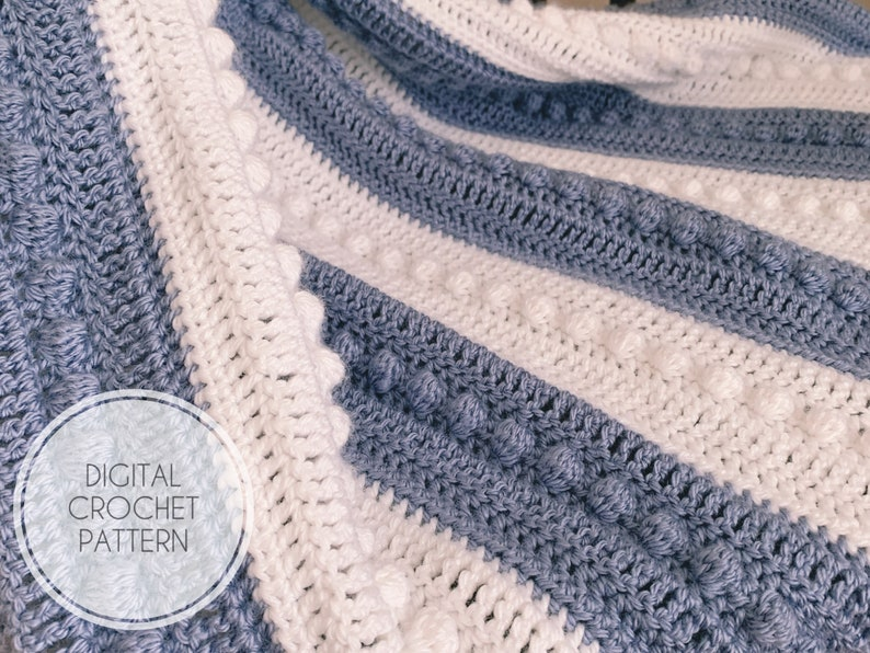 Bibbity Bobble Baby Blanket Crochet Pattern