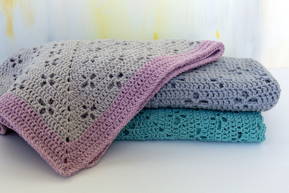 Petals Crochet Baby Blanket Pattern