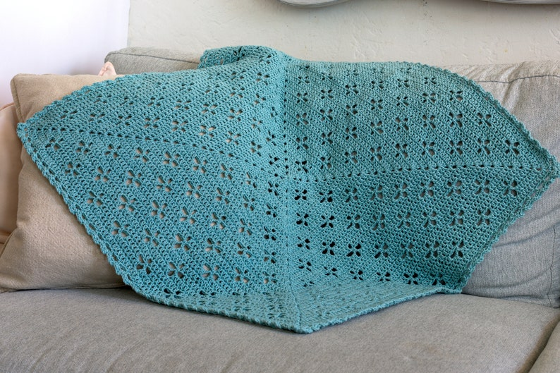 Petals Crochet Baby Blanket Pattern