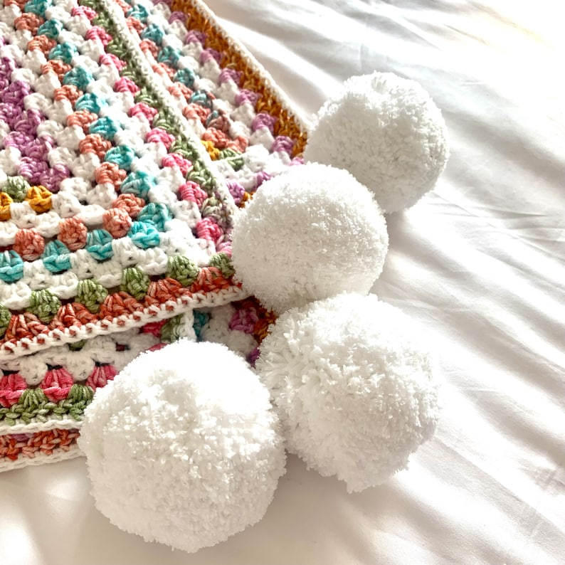Infinity Granny Rainbow Blanket Crochet Pattern