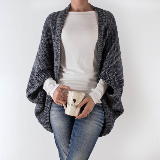 Rectangle Knit Shrug Knitting Pattern