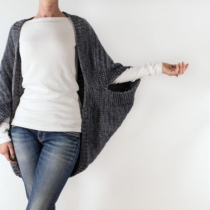 Rectangle Knit Shrug Knitting Pattern