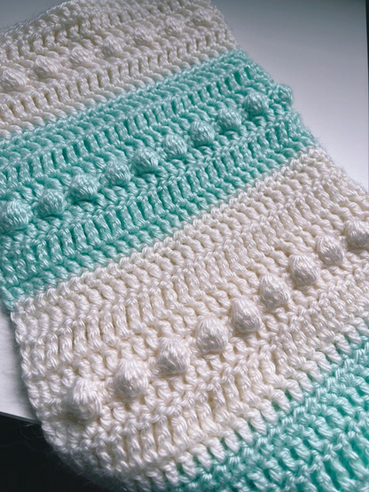 Bibbity Bobble Baby Blanket Crochet Pattern