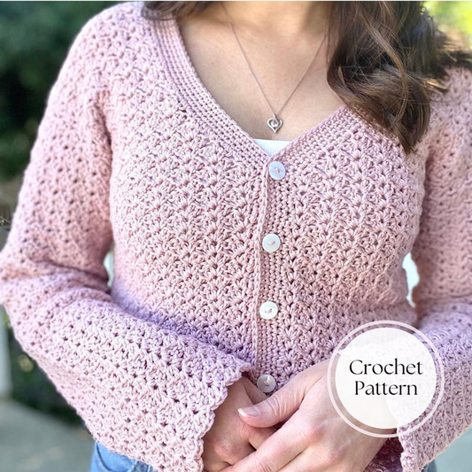 Flower Fields Cardigan Crochet Pattern