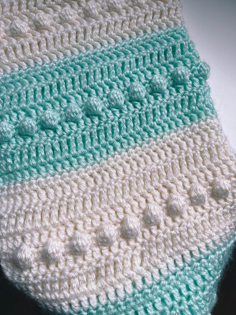Bibbity Bobble Baby Blanket Crochet Pattern
