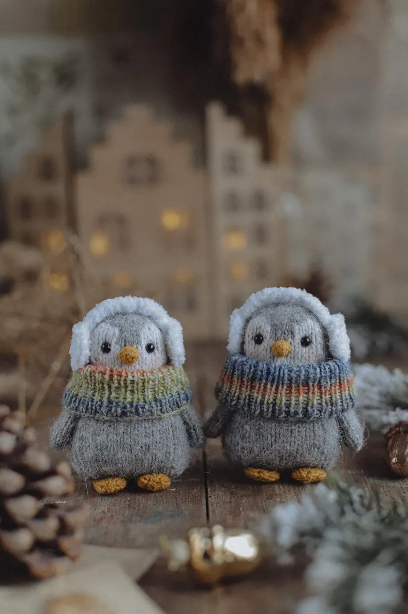 🐧Penguin Knitting Pattern ❄️🎄