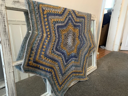 6-Day Star Blanket Crochet Pattern