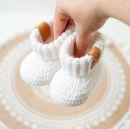 Crochet Baby Booties Pattern