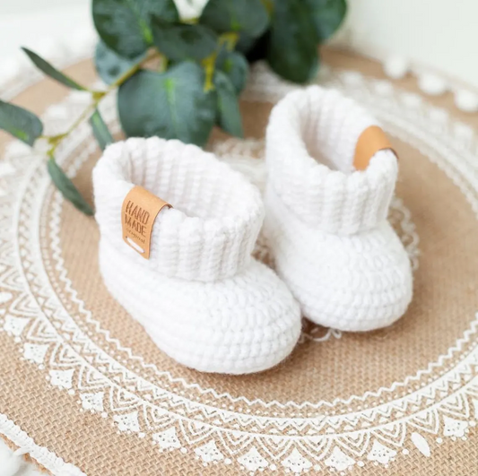 Crochet Baby Booties Pattern