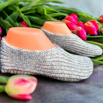 Easy Knitting Slippers Pattern for Beginners