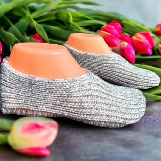 Easy Knitting Slippers Pattern for Beginners